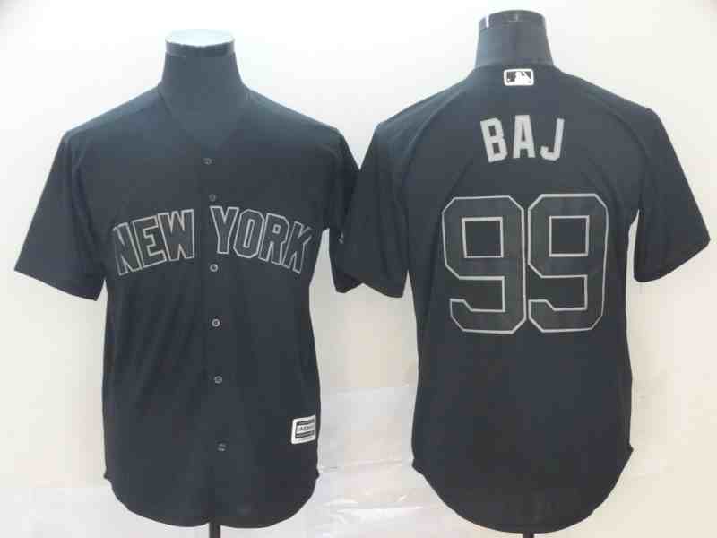 Yankees 99 Aaron Judge  BAJ  Black 2019 Players' Weekend Player Jersey