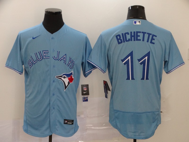 Blue Jays 11 Bo Bichette Light Blue 2020 Nike Flexbase Jersey