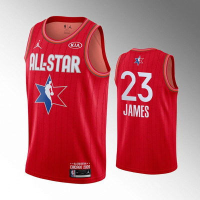 Lakers 23 Lebron James Red 2020 NBA All-Star Jordan Brand Swingman Jersey