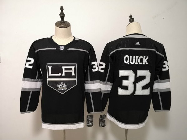 Kings 32 Jonathan Quick Black Youth Adidas Jersey
