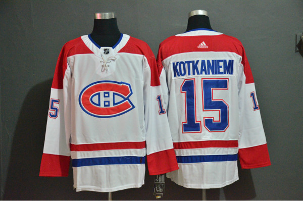 Canadiens 15 Jesperi Kotkaniemi White Adidas Jersey