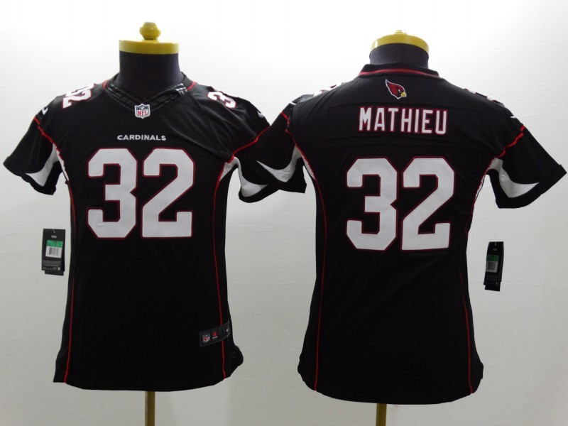 Nike Cardinals 32 Mathieu Black Youth Limited Jerseys