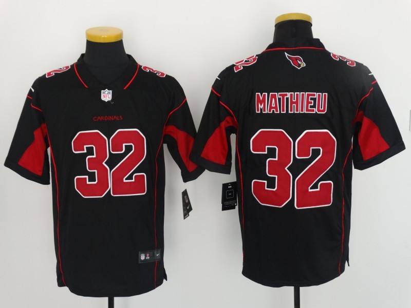 Nike Cardinals 32 Tyrann Mathieu Black Youth Color Rush Limited Jersey