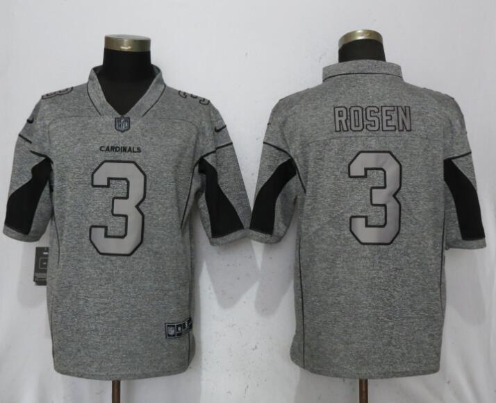 Nike Cardinals 3 Josh Rosen Gray Gridiron Gray Youth Vapor Untouchable Limited Jersey