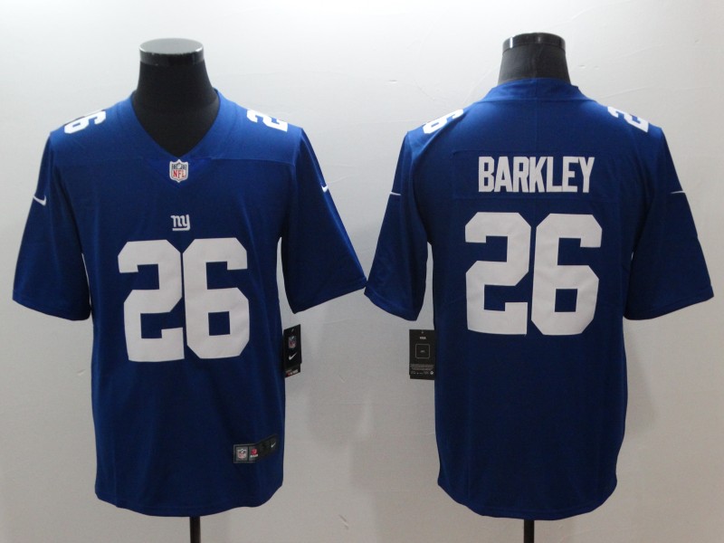 Nike Giants 26 Saquon Barkley Royal Youth Vapor Untouchable Limited Jersey