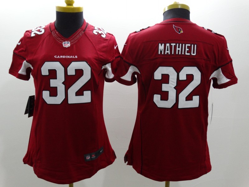 Nike Cardinals 32 Mathieu Red Women Limited Jerseys