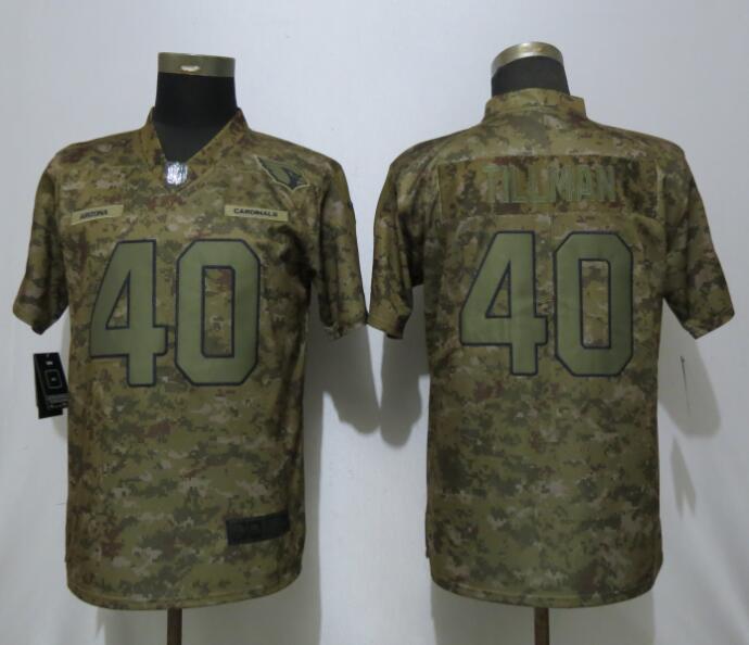 Nike Cardinals 40 Pat Tillman Camo Women Salute To Service Limited Jersey