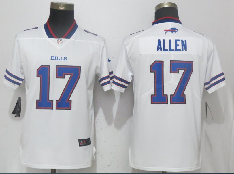 Nike Bills 17 Josh Allen White Women Vapor Untouchable Limited Jersey