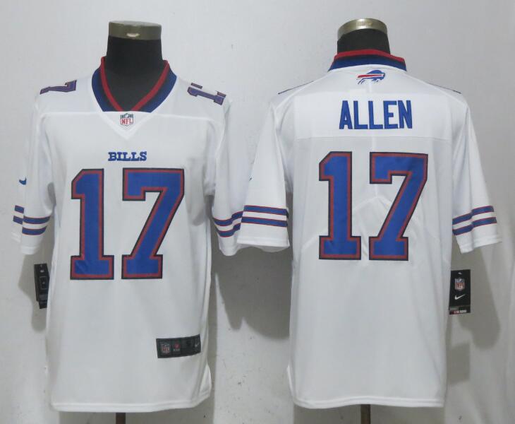 Nike Bills 17 Josh Allen White Youth Vapor Untouchable Limited Jersey