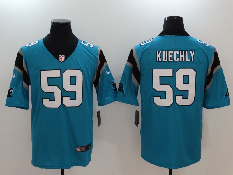 Nike Panthers 59 Luke Kuechly Blue Youth Vapor Untouchable Player Limited Jersey