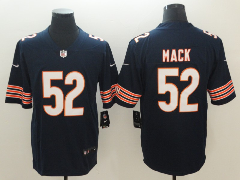 Nike Bears 52 Khalil Mack Navy Youth Vapor Untouchable Limited Jersey