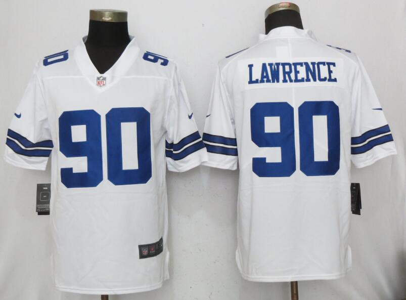 Nike Cowboys 90 DeMarcus Lawrence White Youth Vapor Untouchable Limited jersey