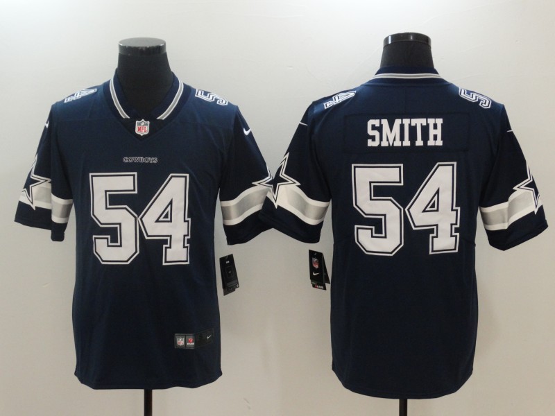 Nike Cowboys 54 Jaylon Smith Navy Youth Vapor Untouchable Player Limited Jersey