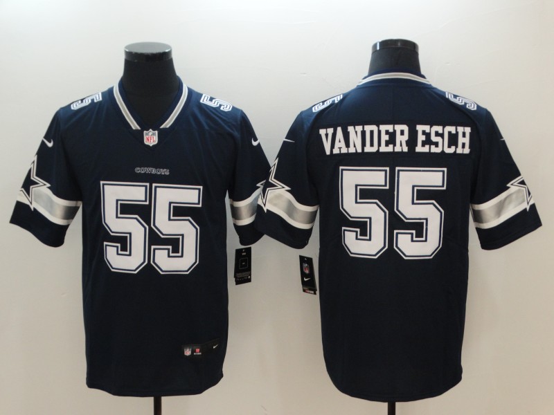 Nike Cowboys 55 Leighton Vander Esch Navy Youth Vapor Untouchable Limited Jerseys