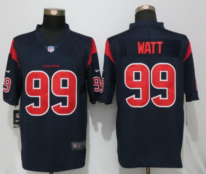 Nike Texans 99 J.J. Watt Navy Youth Color Rush Limited Jersey