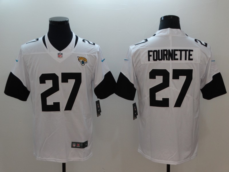 Nike Jaguars 27 Leonard Fournette White New Youth Vapor Untouchable Limited Jersey