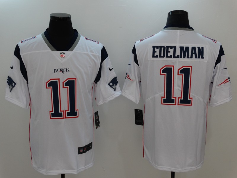 Nike Patriots 11 Julian Edelman White Youth Vapor Untouchable Player Limited Jersey