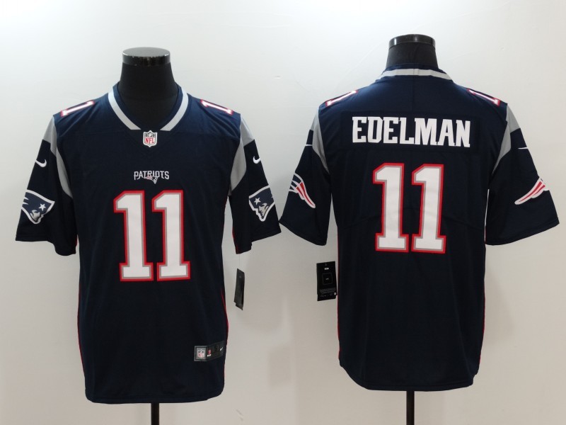 Nike Patriots 11 Julian Edelman Navy Youth Vapor Untouchable Limited Jersey