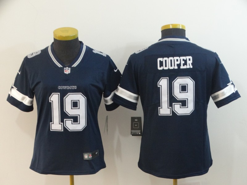 Nike Cowboys 19 Amari Cooper Navy Women Vapor Untouchable Limited Jersey