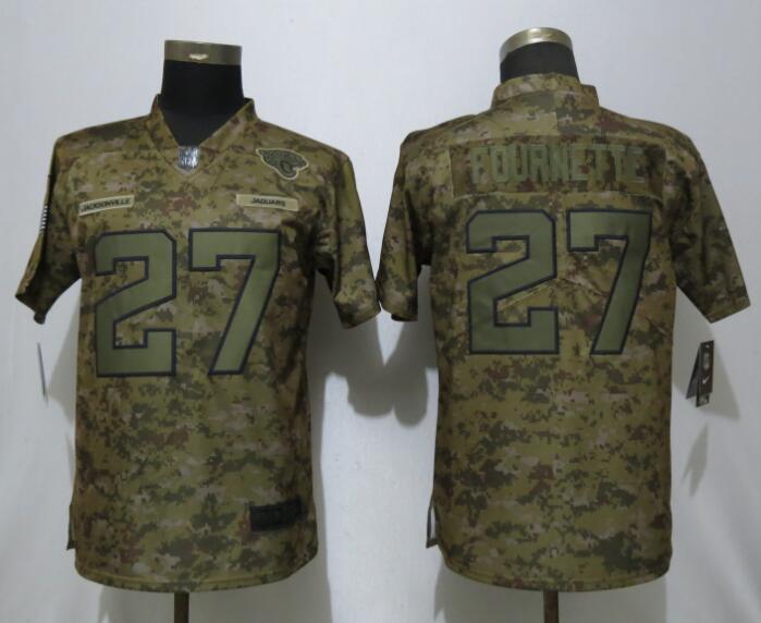 Nike Jaguars 27 Leonard Fournette Camo Women Salute To Service Limited Jersey