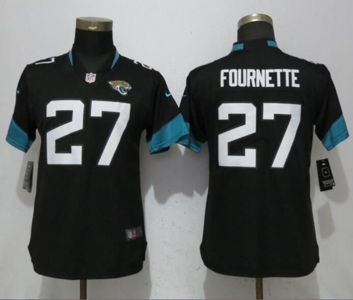 Nike Jaguars 27 Leonard Fournette Black Women Vapor Untouchable Limited Player Jersey