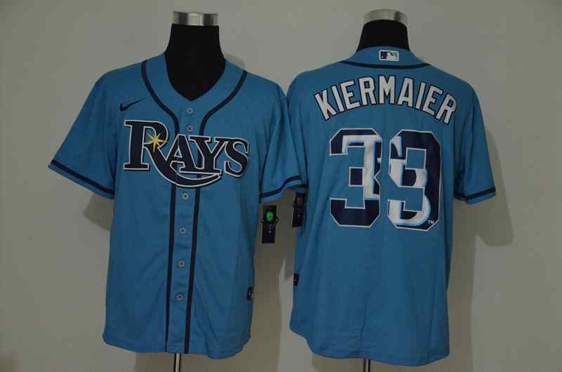 Rays 39 Kevin Kiermaier Light Blue 2020 Nike Cool Base Fashion Jersey