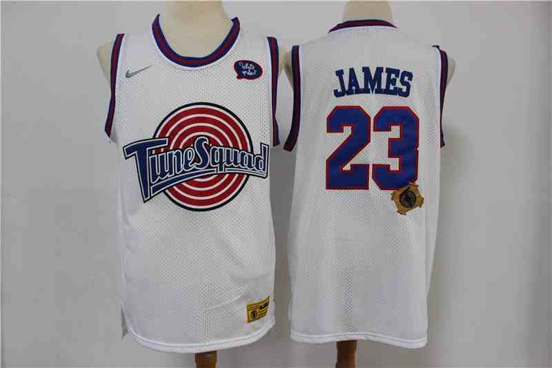 Tune Squad 23 James White Stitched Movie Jersey