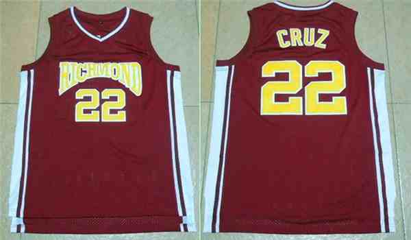 Richmond Oilers 22 Timo Cruz Home Coach Carter Movie Stitched Jersey
