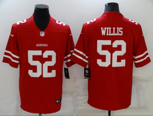 Nike San Francisco 49ers 52 Willis Red Limited Jersey