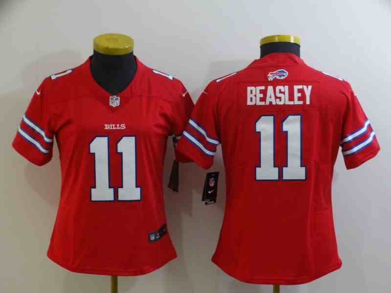 Women's Buffalo Bills #11 Cole Beasley Red Vapor Untouchable Limited Stitched NFL Jersey