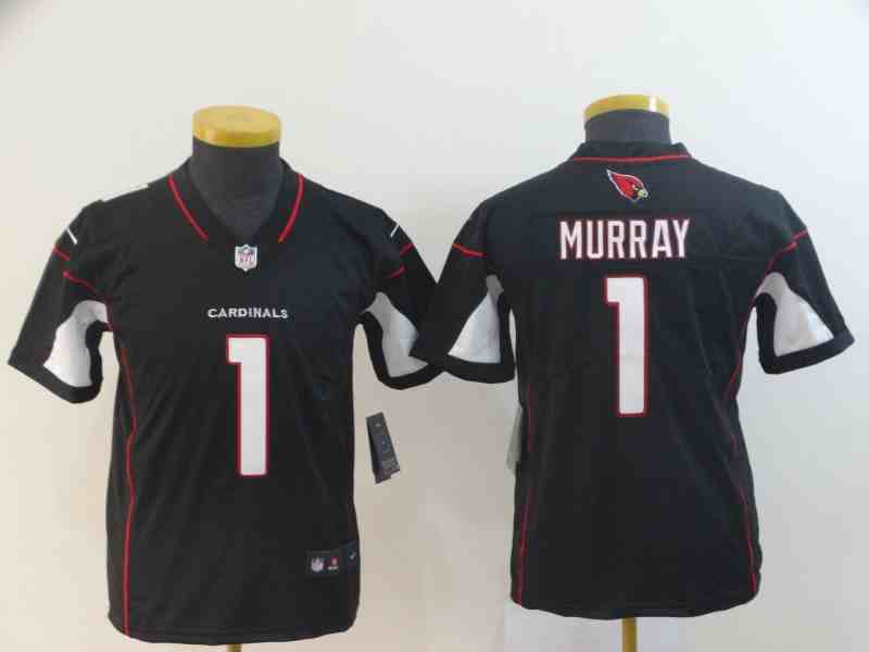 Youth Arizona Cardinals #1 Kyler Murray Black  Vapor Untouchable Limited Jersey
