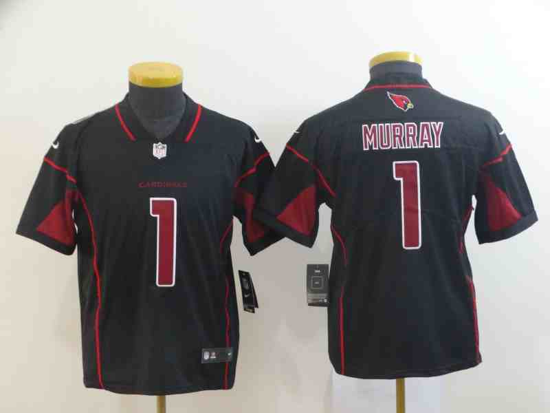 Youth Arizona Cardinals #1 Kyler Murray Black Vapor Untouchable Limited Jersey