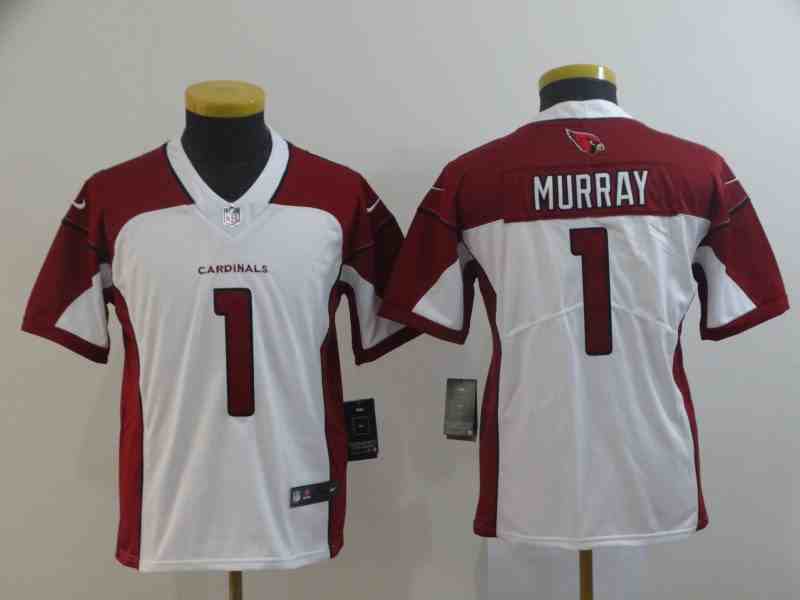Youth Arizona Cardinals #1 Kyler Murray White Vapor Untouchable Limited Jersey
