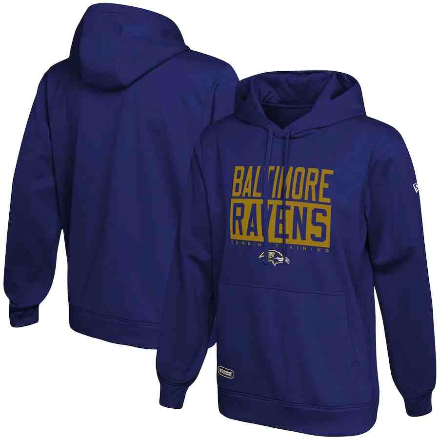 Baltimore Ravens Purple School of Hard Knocks Pullover Hoodie