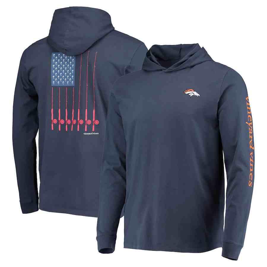 Men's Denver Broncos  Bloe Performance Pullover Hoodie