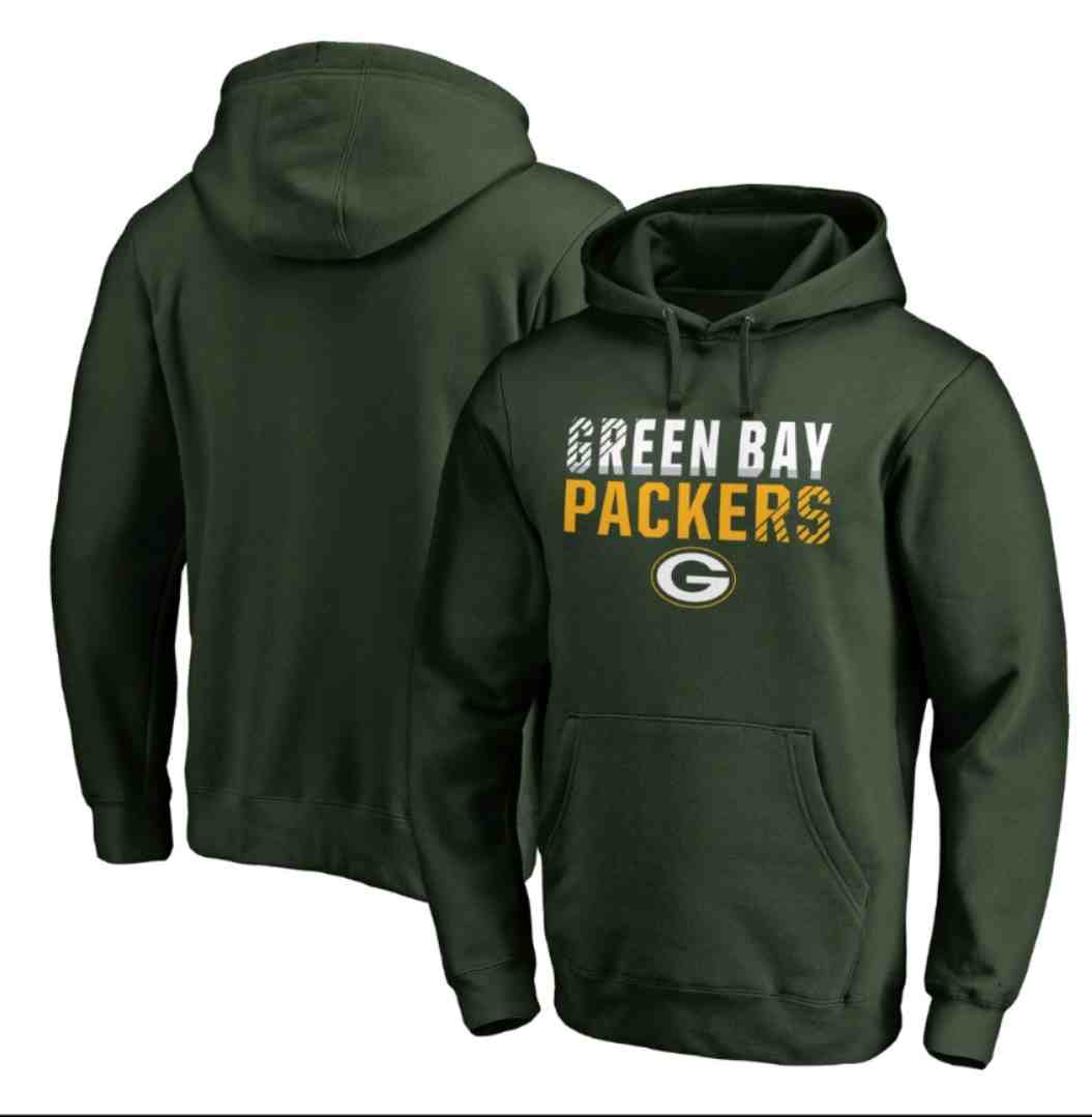 Men's Green Bay Packers Green Sideline Circuit Pullover Performance Hoodie