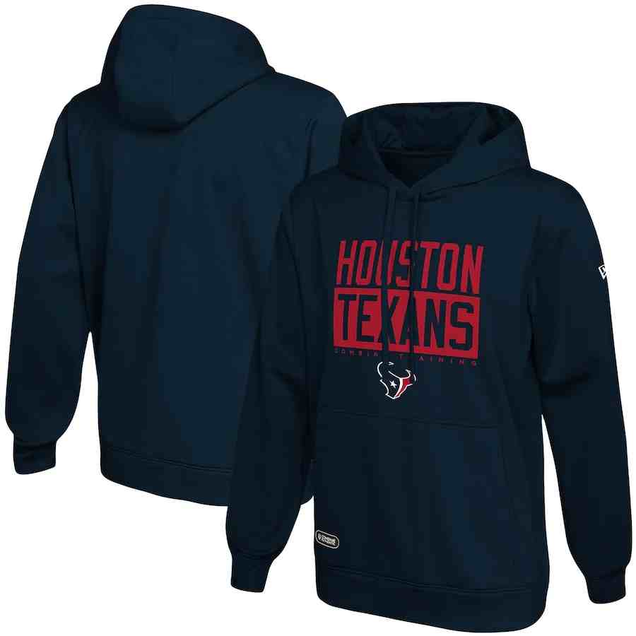 Houston Texans Navy School of Hard Knocks Pullover Hoodie