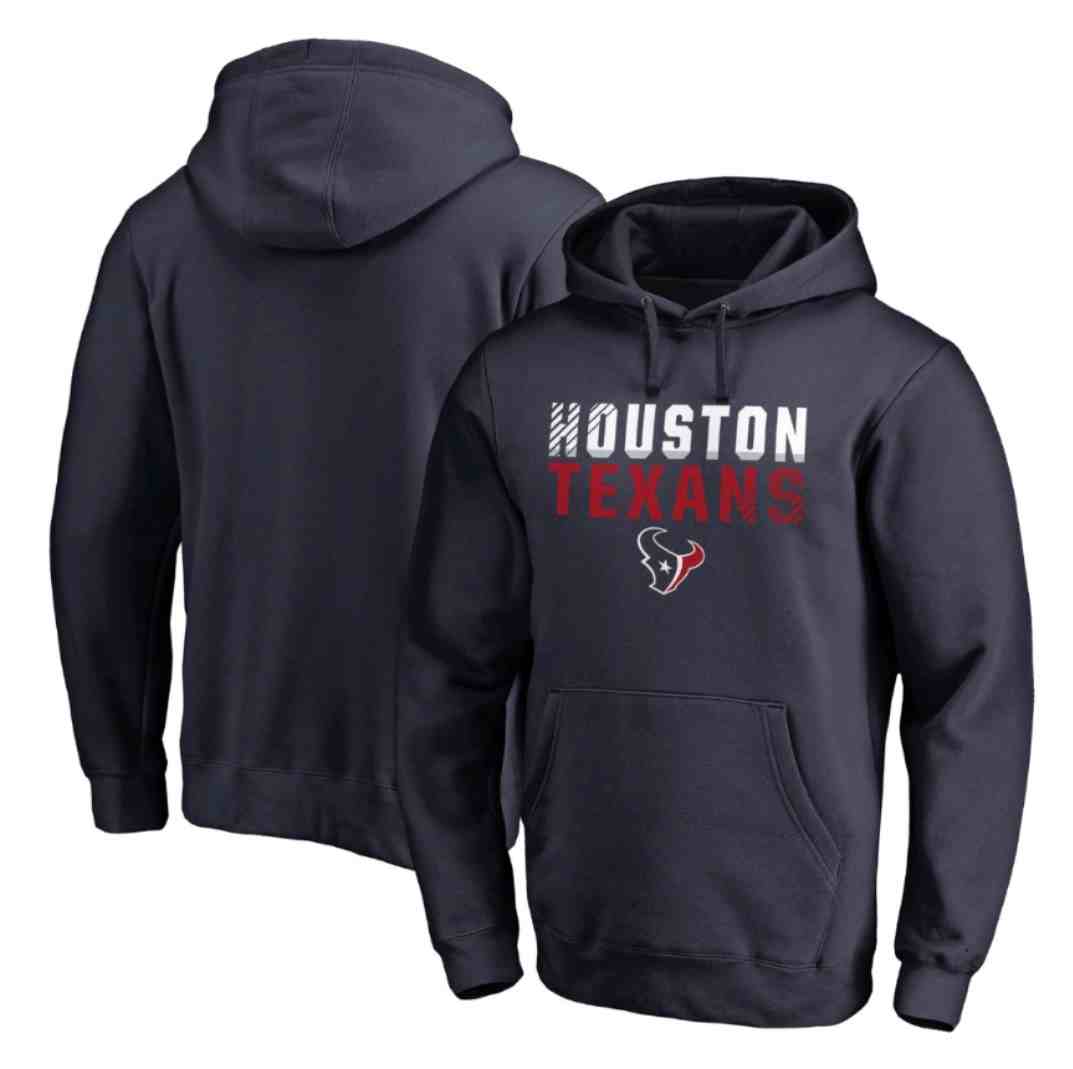 Men's Houston Texans Sideline Circuit Anthracite Pullover Hoodie