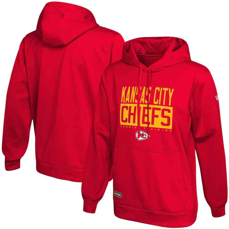 Kansas City Chiefs Red School of Hard Knocks Pullover Hoodie