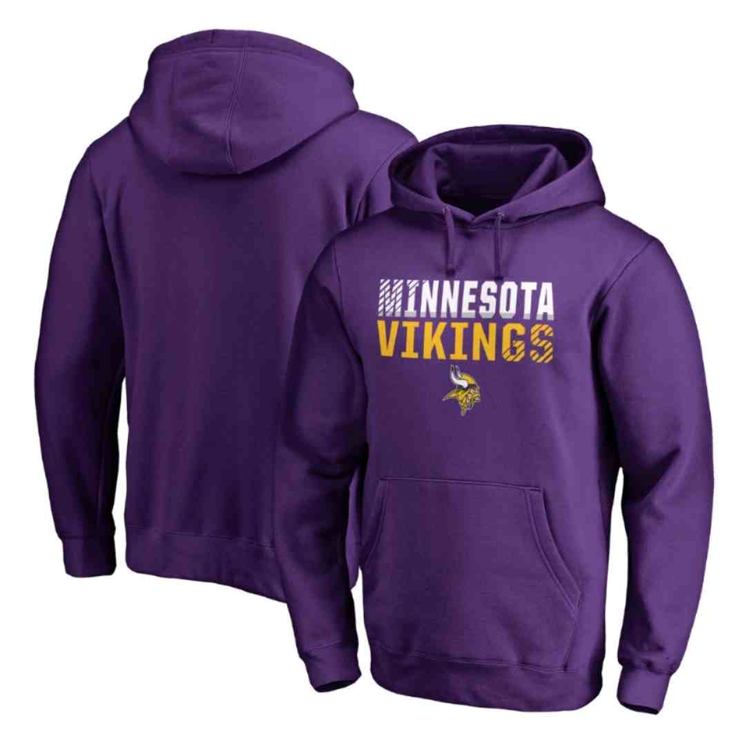 Men's Minnesota Vikings Sideline Circuit Pullover Performance Hoodie