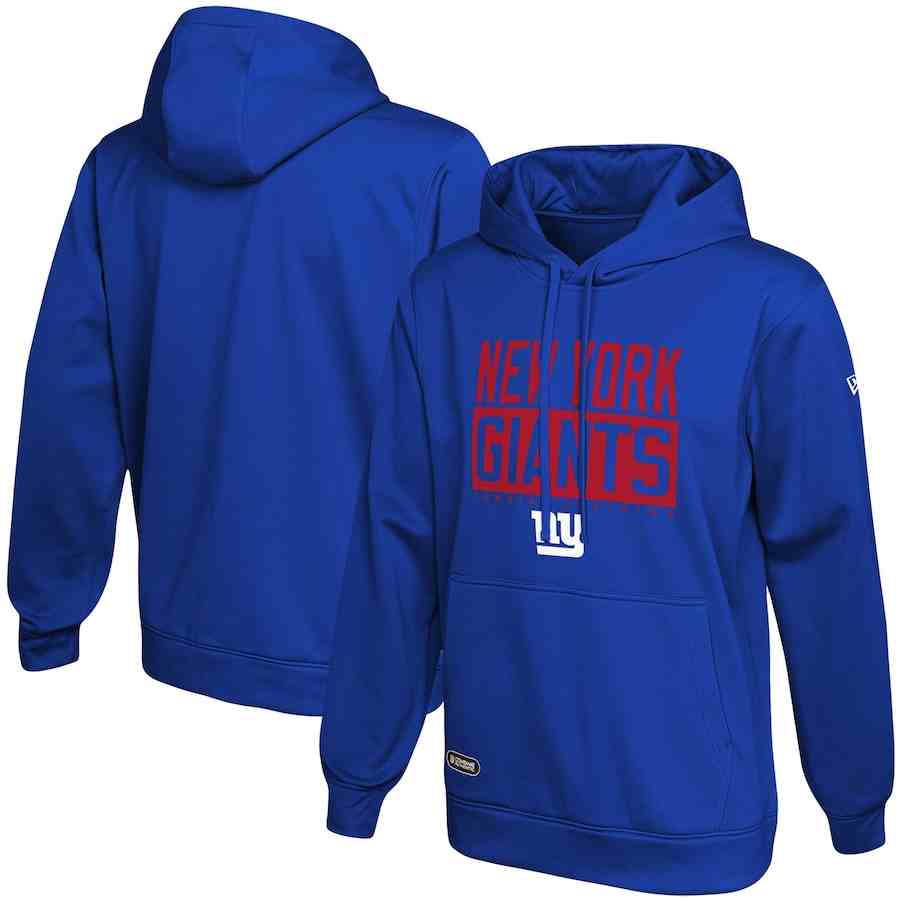 New York Giants Royal School of Hard Knocks Pullover Hoodie
