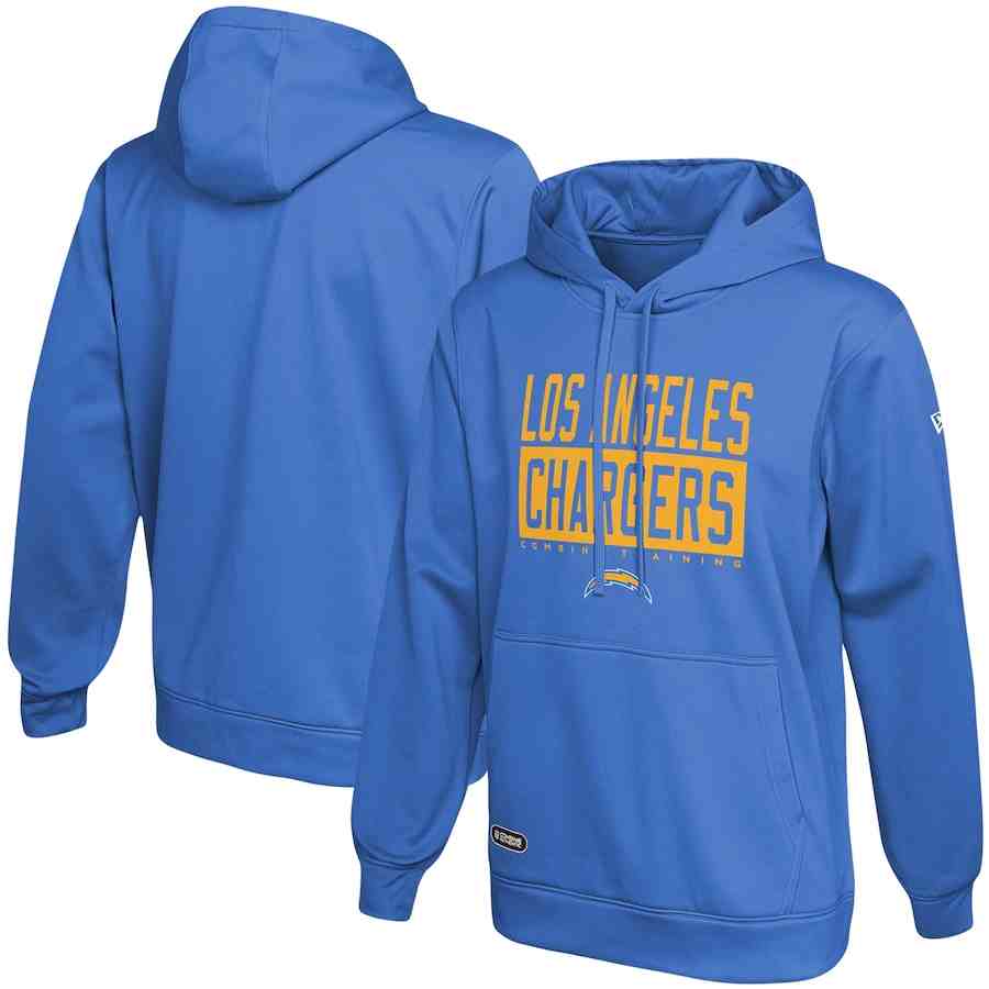 Los Angeles Chargers Powder Blue School of Hard Knocks Pullover Hoodie