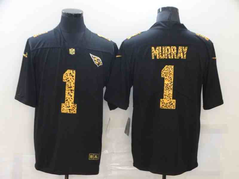 Men's Arizona Cardinals 1 Kyler Murray Black Leopard Vapor Untouchable Limited Jersey
