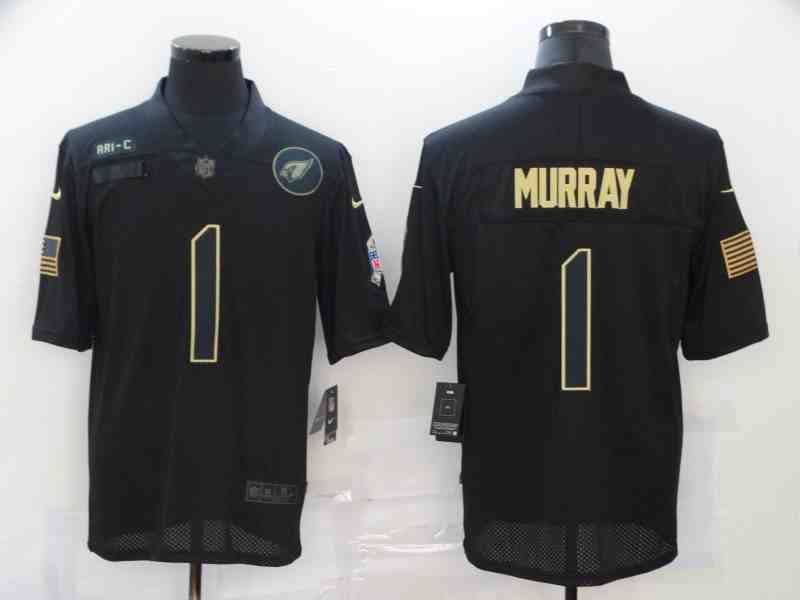 Nike Cardinals 1 Kyler Murray Black Salute To Service Limited Jersey
