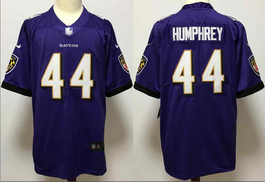 Nike Ravens 44 Marlon Humphrey Purple Vapor Untouchable Limited Jersey