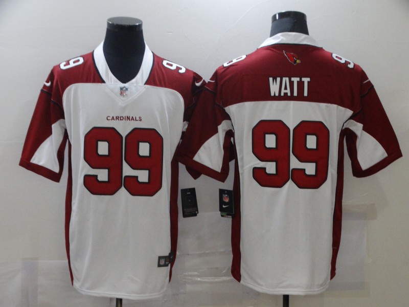 Nike Cardinals 99  J.J.Watt White Vapor Untouchable Limited Jersey