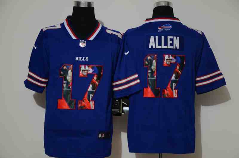Nike Bills 17 Josh Allen Royal Vapor Untouchable Limited Jerseys