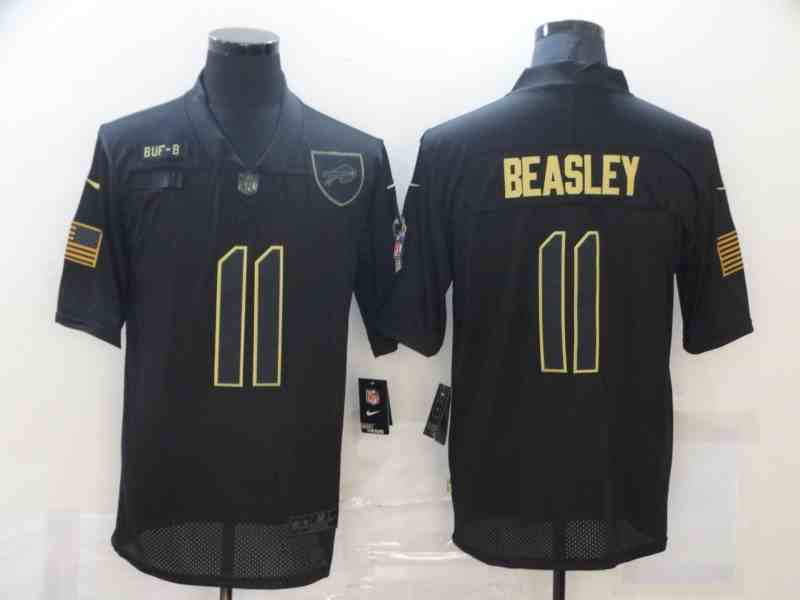 Nike Bills 11 Cole Beasley Black 2020 Salute To Service Limited Jersey