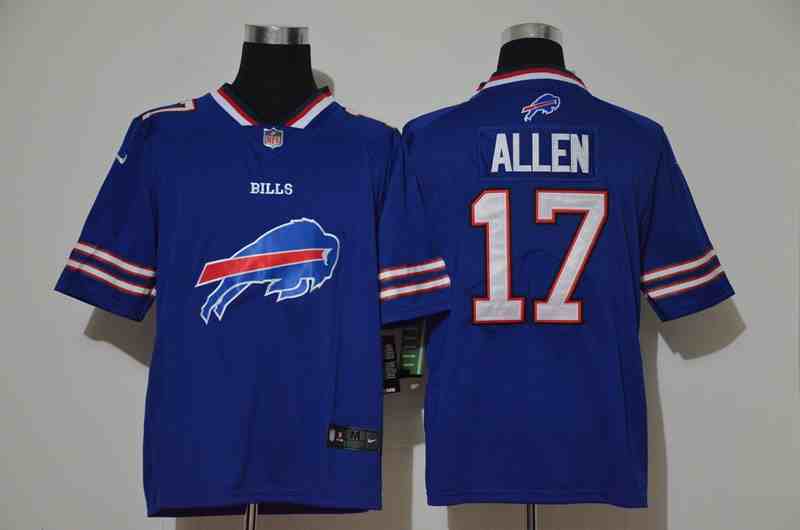 Nike Bills 17 Josh Allen Royal Vapor Untouchable Limited  Jersey
