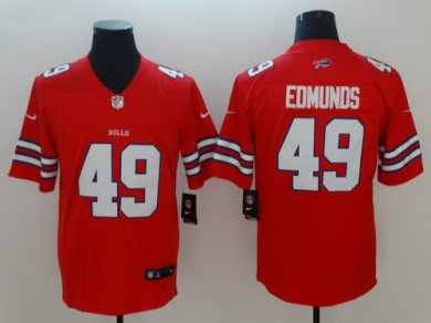 Nike Bills 49 Tremaine Edmunds Red Vapor Untouchable Limited Jersey
